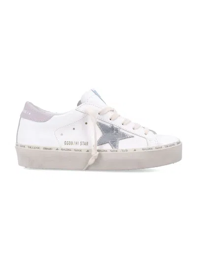 Golden Goose Hi-star Womans Sneakers In White