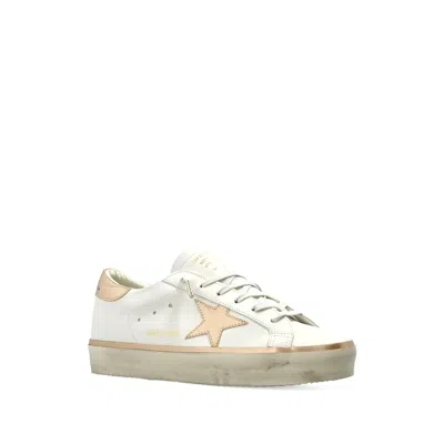 Golden Goose Hi Stars Lace-up Sneakers In White