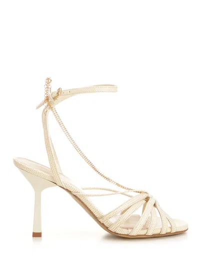 Golden Goose High Heel Sandals In Beige