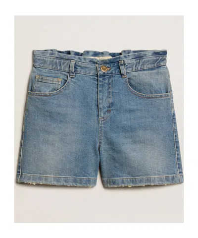 Golden Goose High-rise Denim Shorts In Gray