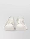 GOLDEN GOOSE HIGH SOLE LEATHER SNEAKERS WITH REPTILE TAB