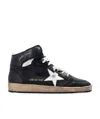 Golden Goose Black High-top Lace-up Sneakers In Black