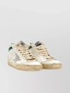 GOLDEN GOOSE HIGH TOP LEATHER SNEAKERS PERFORATED INSERTS