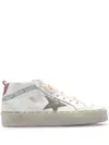 Golden Goose High-top Sneakers With Textured Leather Upper In White