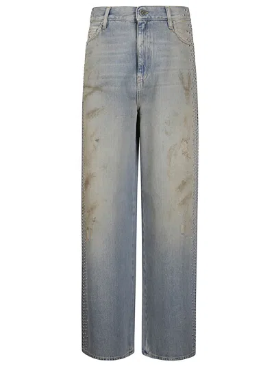 GOLDEN GOOSE GOLDEN GOOSE HIGH-WAIST WIDE-LEG FIVE-POCKET JEANS