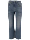 Golden Goose High-waisted Flared Denim Jeans In Blue