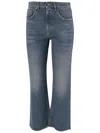 Golden Goose High-waisted Flared Denim Jeans In Blue