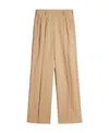 Golden Goose Womens Wool Gabardine Pants In Sand In Nude