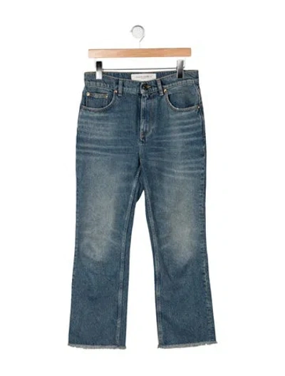 Pre-owned Golden Goose High-rise Flared Jeans In Blue