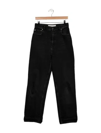 Pre-owned Golden Goose High-rise Straight Leg Jeans In Blue