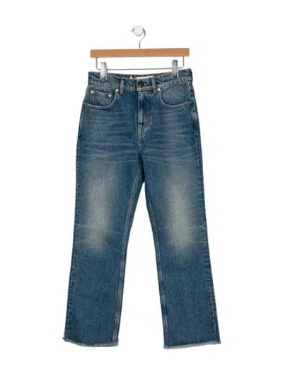 Pre-owned Golden Goose High-rise Wide Leg Jeans W/ Tags In Blue