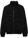 Golden Goose Multipockets Windbreaker Jacket In Black