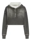 Golden Goose Spray-effect Cropped Sweatshirt