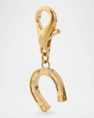 Golden Goose Horseshoe Bag Charm In Brown