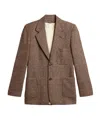 Golden Goose Houndstooth Check Blazer Jacket In Brown