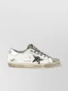 Golden Goose Deluxe Brand White Leather Super Star Classic Sneakers In White