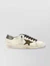 Golden Goose Iconic Star Emblem Sneakers With Contrast Heel Tab In Neutral