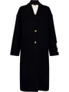 Golden Goose Navy Single-breasted Coat