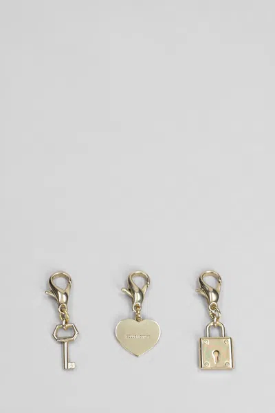 Golden Goose The Joy Charm Set (set Of Three) In Gold