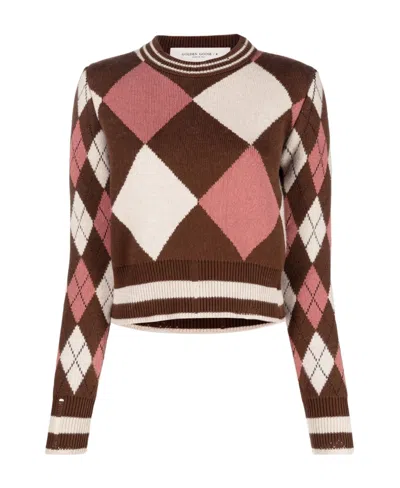 GOLDEN GOOSE GOLDEN GOOSE DELUXE BRAND INTARSIA-KNIT CREWNECK JUMPER