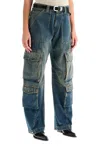 GOLDEN GOOSE IRINA WIDE LEG CARGO JEANS