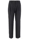 Golden Goose Iside Wool Blend Pants In Black