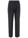 Golden Goose Iside Wool Blend Pants In Black