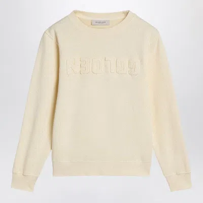 GOLDEN GOOSE IVORY COTTON SWEATSHIRT