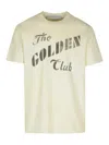 GOLDEN GOOSE IVORY COTTON T-SHIRT