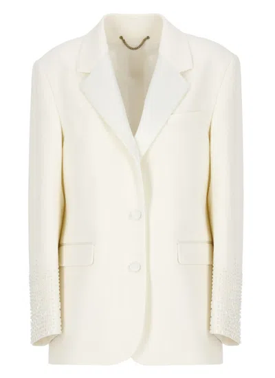 GOLDEN GOOSE IVORY MAIA BLAZER