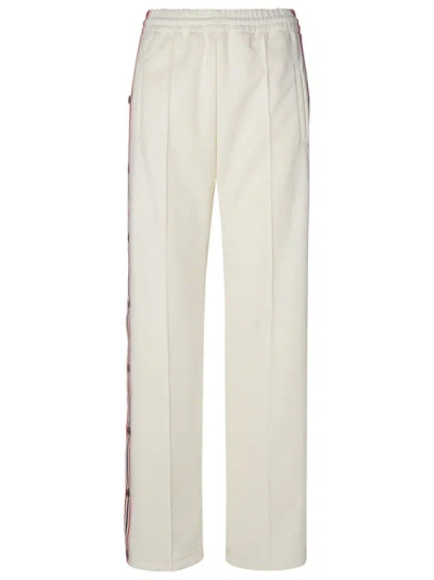 GOLDEN GOOSE IVORY POLYESTER JOGGERS