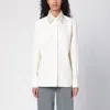 Golden Goose Ivory Shirt With Jacquard Pattern In White