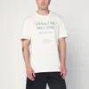 Golden Goose Journey Ms T-shirt Regular Light Cotton Jersey With Print In White