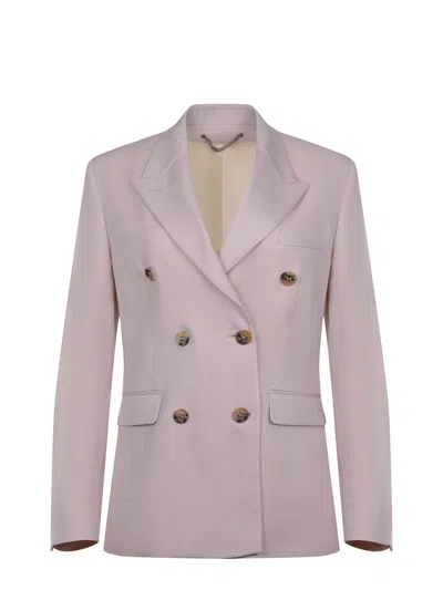 Golden Goose Jacket In Purple