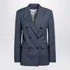 Golden Goose Women's Double-breasted Blazer In Baby Blue In Blue