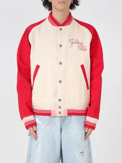 GOLDEN GOOSE JACKET GOLDEN GOOSE MEN COLOR YELLOW CREAM,424846090