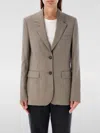 Golden Goose Tailored Wool Fresco Jacket For In Beige