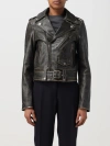 Golden Goose Destiny Slim Leather Jacket In Black