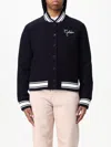 Golden Goose Dirce Bomber Jacket In Blue