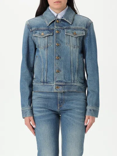 GOLDEN GOOSE JACKET GOLDEN GOOSE WOMAN COLOR BLUE,G64841009