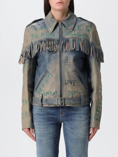 Golden Goose Jacket  Woman Color Blue