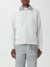 Golden Goose Zipped Track Sweateshirt In Ivory