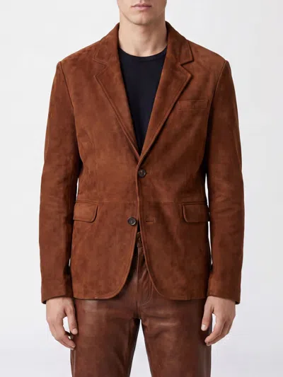 Golden Goose Jacket Men Color Brown