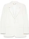 Golden Goose Jacket Over Monopetto Effect Silk And Embroidery In Bianco