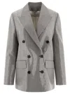 Golden Goose Journey Sequined Houndstooth Boyfriend Jacket