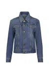 Golden Goose Regular Chest Pockets Denim Jacket In Blue