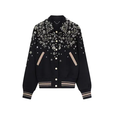 Golden Goose Virgin Wool Bomber Jacket In Black