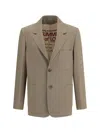 Golden Goose Lowell Blazer Jacket In Green