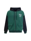 Golden Goose Unisex Reversible Over Zipped Hoodie In Multicolour