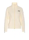Golden Goose Grosgrain-trim Tech Jersey Track Jacket In White
